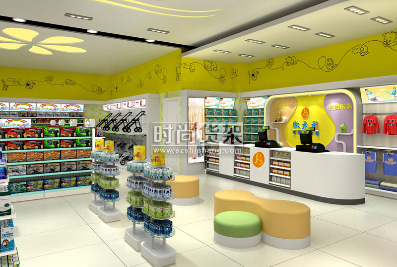 母嬰店貨架布局設(shè)計(jì)
