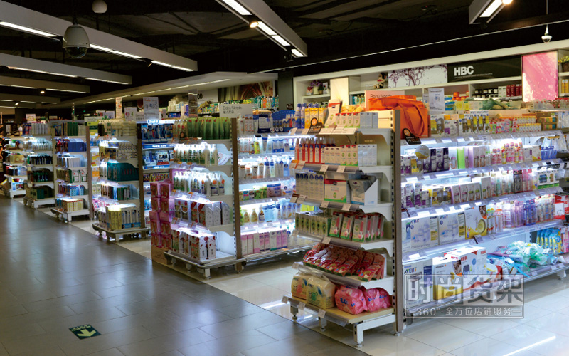 超市貨架_中島貨架