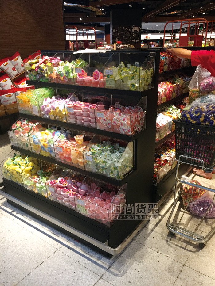 超市貨架_散裝零食貨架