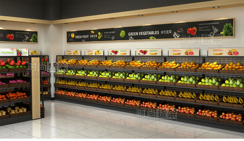 超市陳列設計場景圖