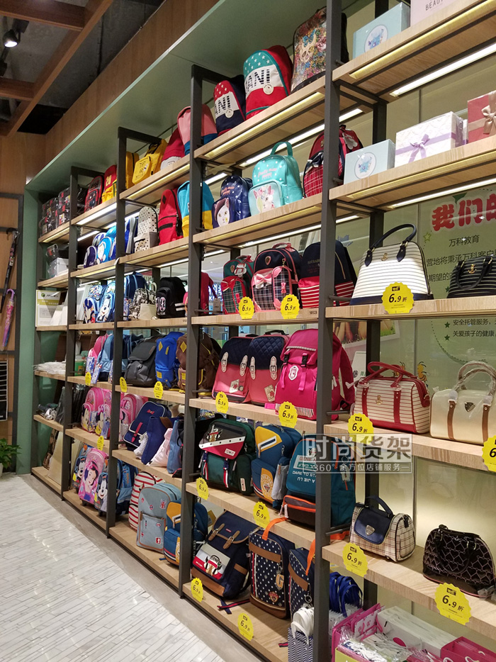 文具店貨架_靠墻文具架